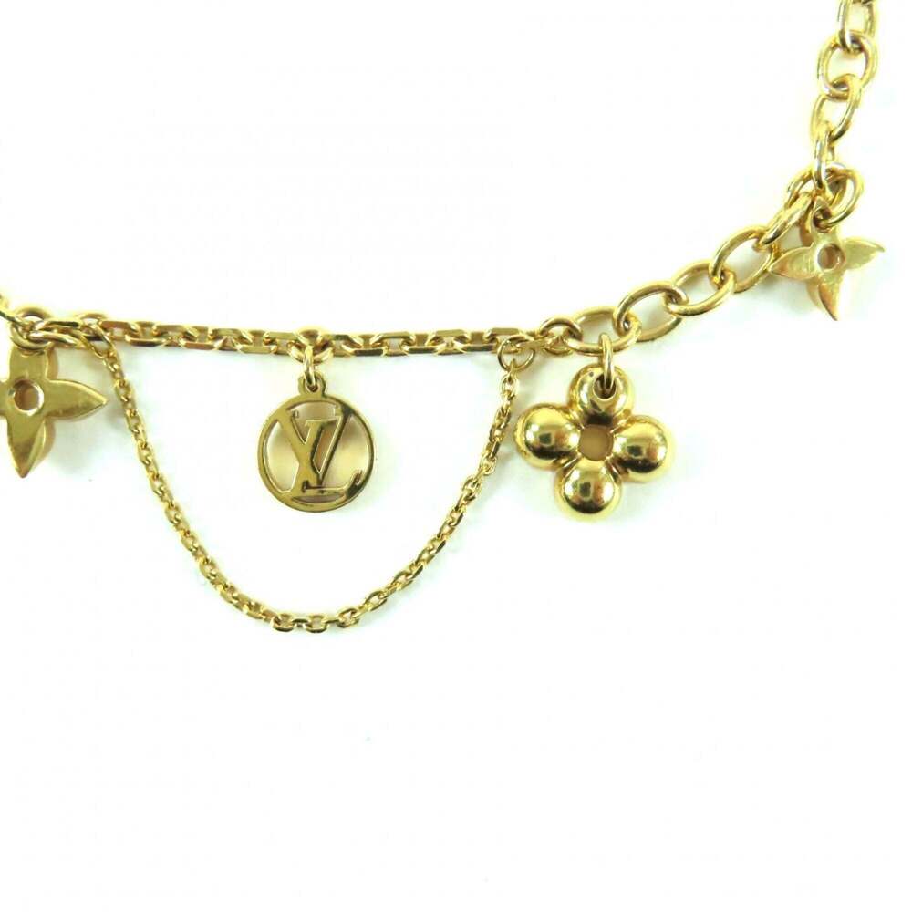 LOUIS VUITTON Gold Monogram Charm Bracelet - Picture 7 of 10